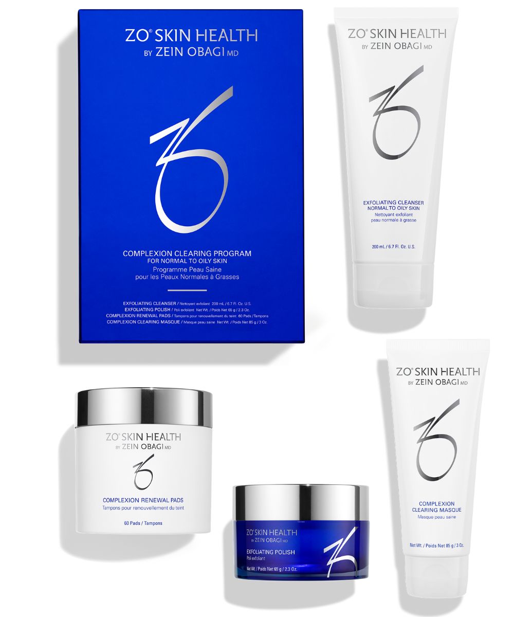 complexion clearing program zo skin health kit